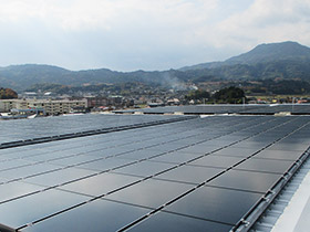 本社ソーラーパネル